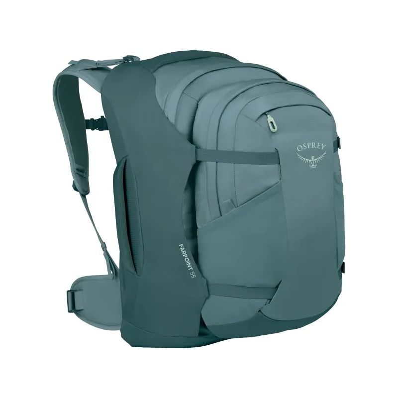 Mochila de viaje Osprey Farpoint 55 (Cascade Blue/Torrent Blue) Hombre