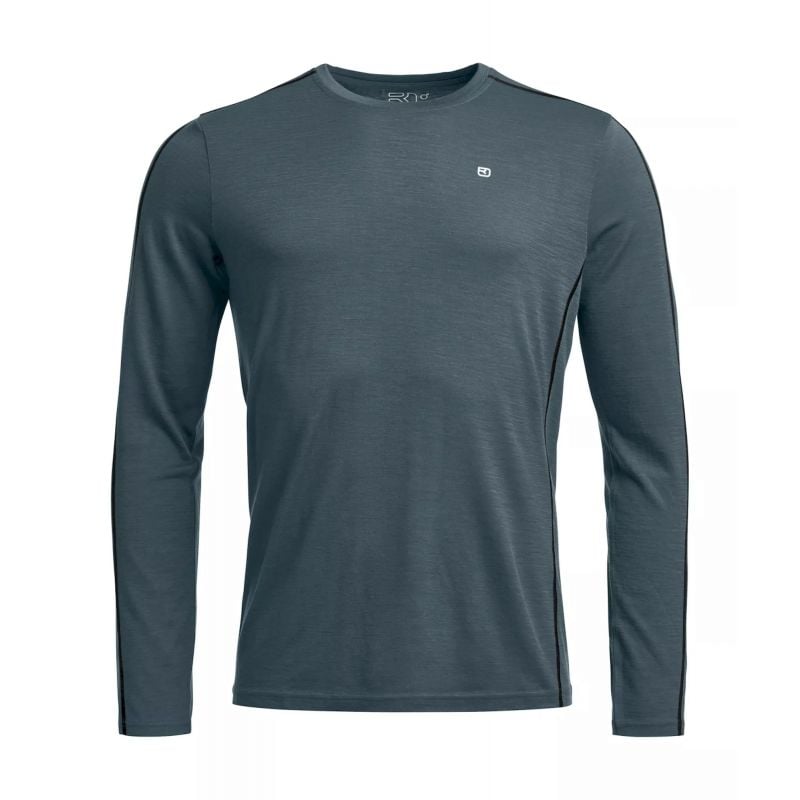 T-shirt 185 ROCK'N'WOOL LONG SLEEVE M (donker arctisch grijs) Man