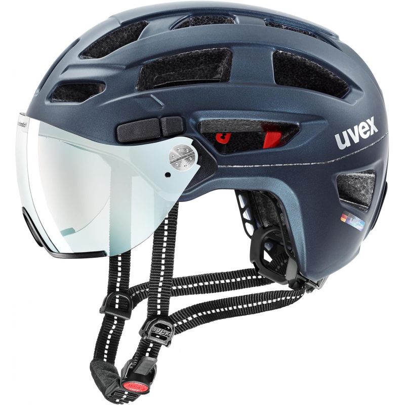 Casque de vélo urbain UVEX FINALE VISOR V (deep space matt)