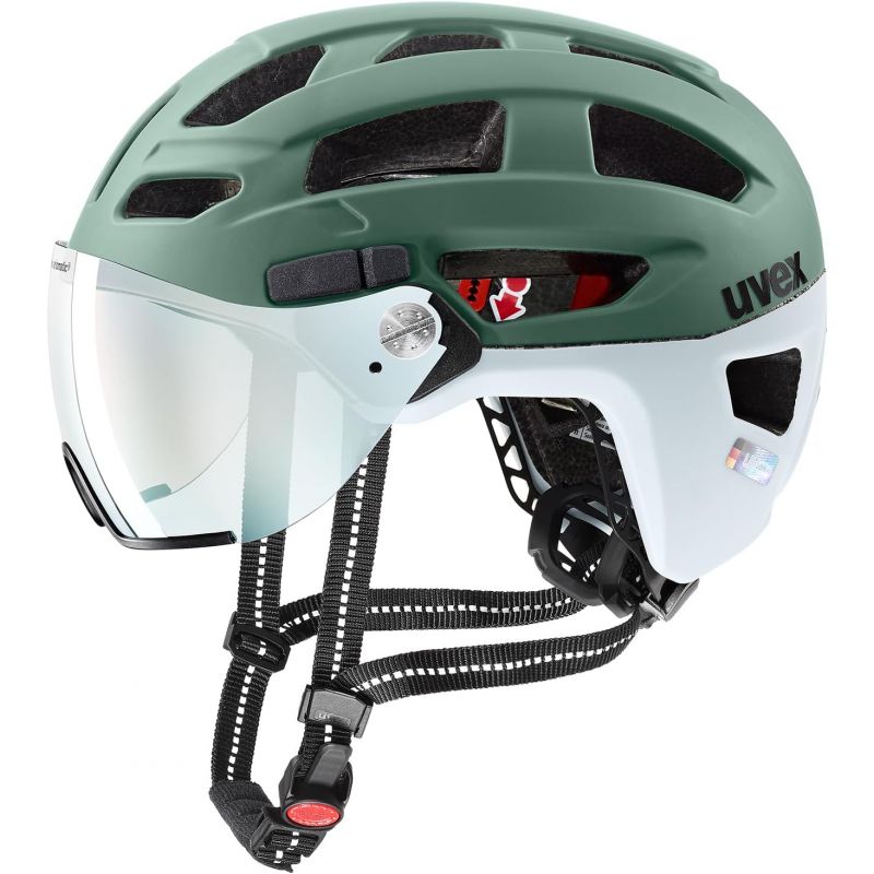 Hjelm for bysykling Uvex FINALE VISOR V (moss green-cloud matt)