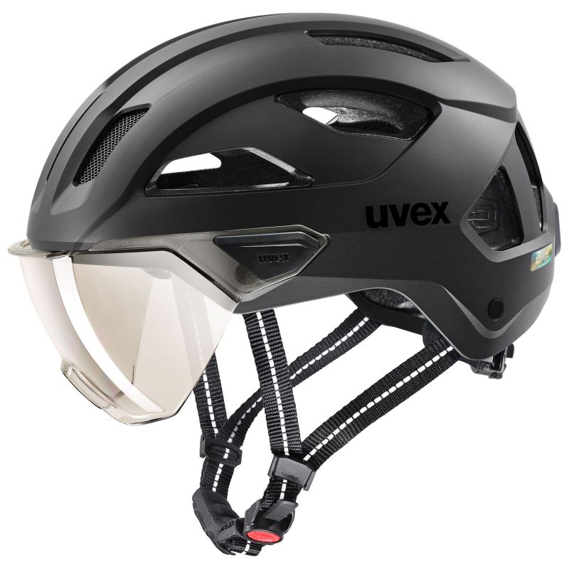 Urban bike helmet Uvex STRIDE VISOR (BLACK MATT)