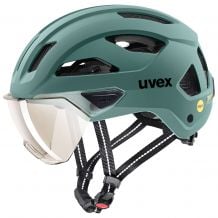 Sykkelhjelm Uvex STRIDE VISOR MIPS (salvgrønn matt)