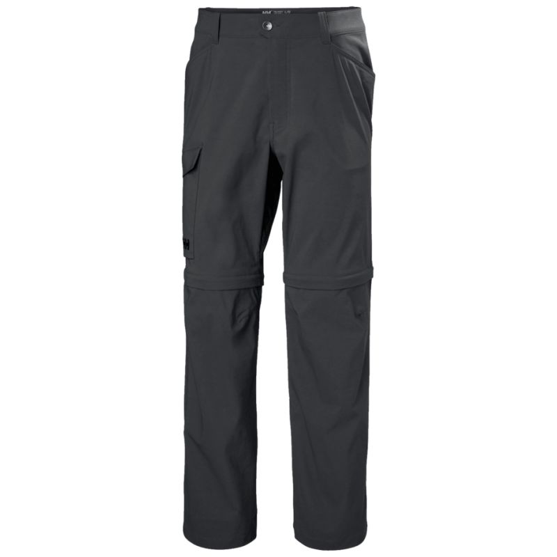 Pantalones de senderismo convertibles Helly Hansen ELV LIGHT ZIP OFF PANT (EBONY) Hombre