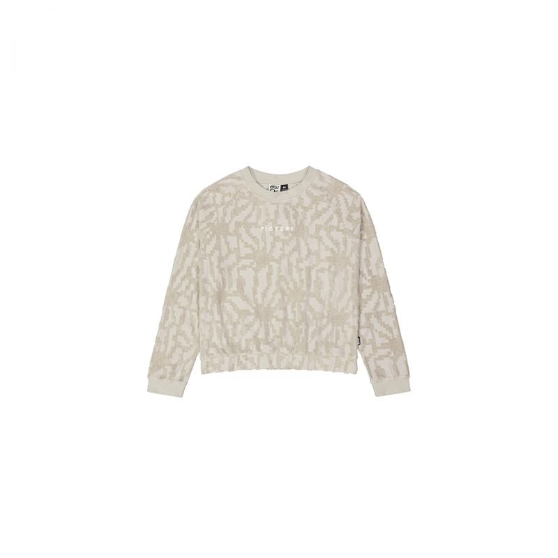 Sweat Picture CLADY CREW (A Pure Cashemere Embossed) Dame