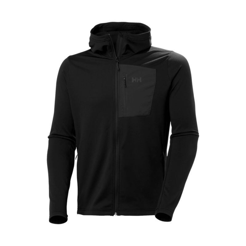 Fleece Helly Hansen VERSALITE HOODED FLEECE JACKET (SCHWARZ) Herren