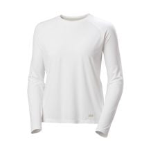 Teknisk t-shirt Helly Hansen W SHINE SOLEN LS CREW (WHITE) Dam