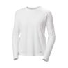 Helly Hansen W SHINE SOLEN LS CREW (VALKOINEN)