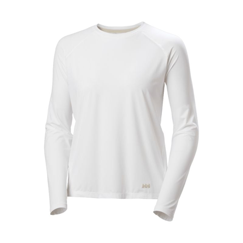 Technisches T-Shirt Helly Hansen W SHINE SOLEN LS CREW (WHITE) Damen