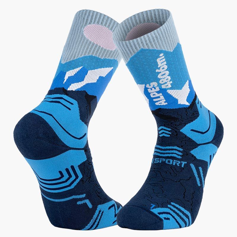 Calze da escursionismo BV sport SOCQUETTE TREK SUMMIT "HIGH - LYOCELL" ALPES (BLU)