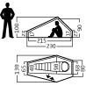 NORDISK Telemark 1 LW (2.0) Tent (Zwart Bosgroen)