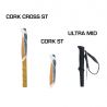 Trail pole TSL TRAIL CARBON C4 CORK CROSS Sht (Shadow)