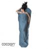COCOON Sacco a pelo Lyocell-Mummia (verde eucalipto)