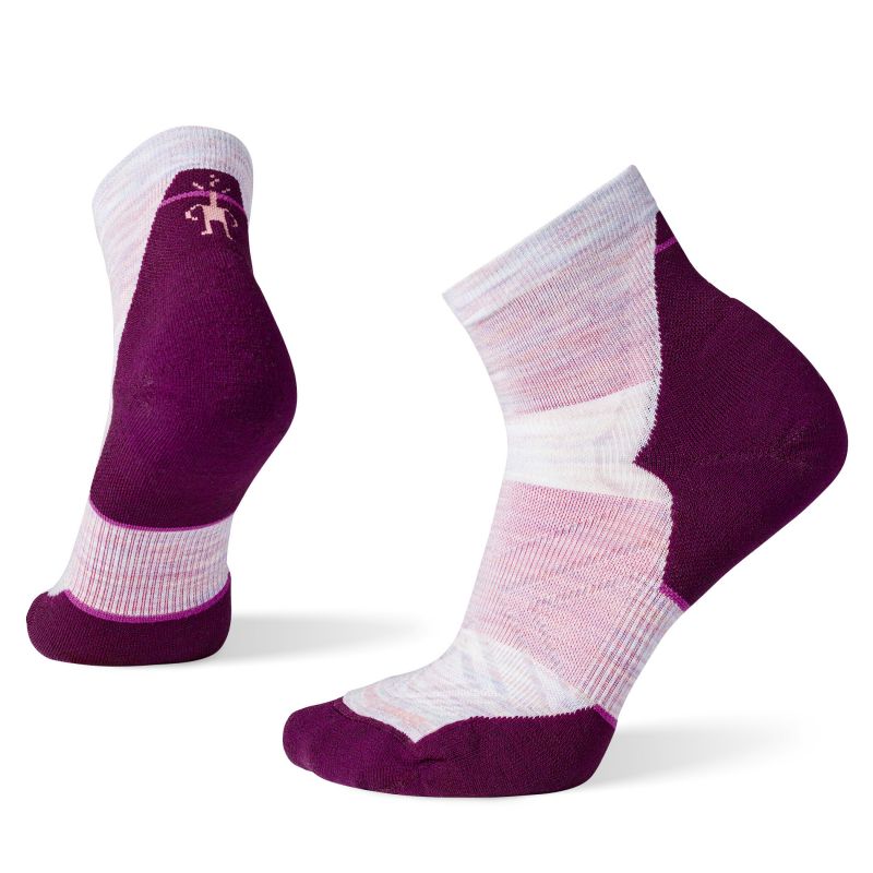 Løpesokker Smartwool Run Targeted Cushion Ankle Socks (PURPLE ECLIPSE) Dame