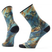 Socks for cycling Smartwool Bike Zero Cushion Rugged Ride Print Crew Bike (CAPRI)