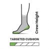 Smartwool Hike Targeted Cushion Crew Socks Hike MEDIUM GRAY (MEDIUM GRAY)