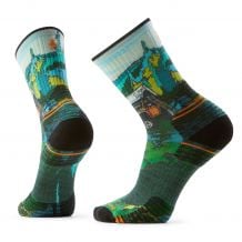 Wandersocken Smartwool Hike Targeted Cushion Trail Trekker Print (WINTER MOSS)