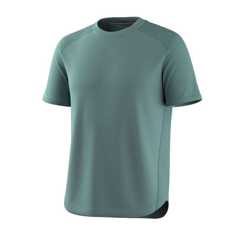 Smartwool Maglietta a maniche corte Active Mesh da uomo DUSTY TEAL (DUSTY TEAL)