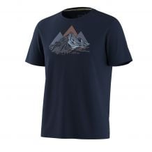 T-shirt Smartwool Men's Peak Bagger Active Short Sleeve (NAVY) Mannen