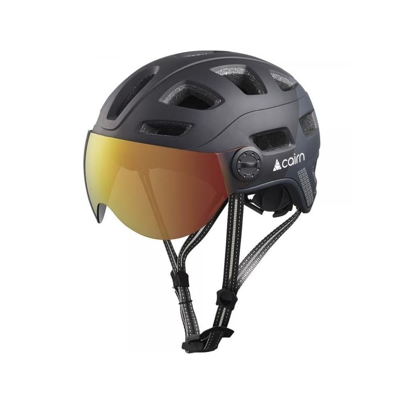 Casque de vélo urbain CAIRN QUARTZ VISOR (MAT BLACK)