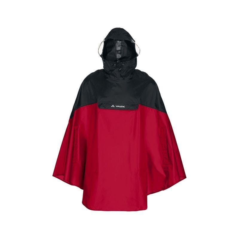 Bike poncho Vaude Covero Poncho II (red)