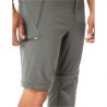Pantalones Vaude Farley Stretch T-zip II (gris piedra) hombre