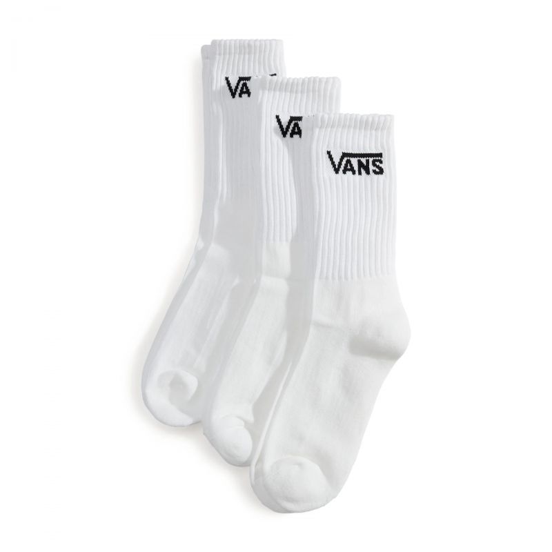 Calcetines Vans Classic Crew (ROX WHITE) Paquete de 3 pares