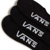 Pack 3 paires de chaussettes VANS Classic No Show (Black)