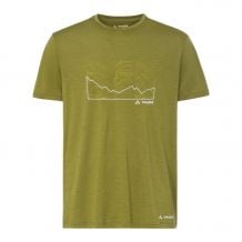 Wandel T-shirt Vaude Men's Tekoa Wool T-Shirt (Dark leaf) Man