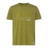 Vaude Herrars Tekoa Ull T-shirt (mörk blad)