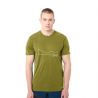 Vaude Herrars Tekoa Ull T-shirt (mörk blad)