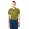 Vaude T-Shirt in Lana Tekoa da Uomo (foglia scura)