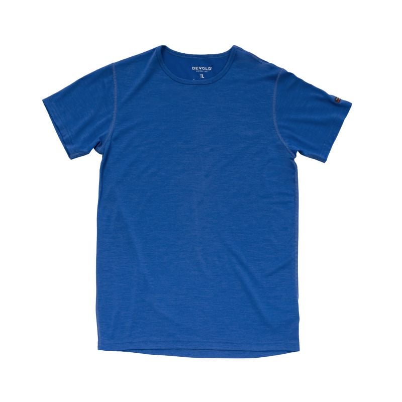 T-shirt Devold BREEZE MERINO 150 T-SHIRT MAN (ROYAL) Mannen