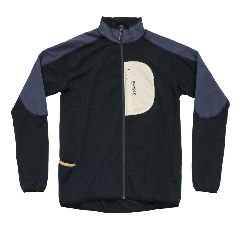 Polaire Devold ADVENTURE JACKET (INK) Uomo