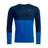 Miesten pitkähihainen toppi Ortovox 185 ROCK'N'WOOL LONG SLEEVE M (deep ocean)