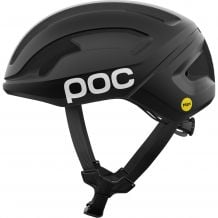 Hjelm for landeveissykling POC Omne Air MIPS (Uranium Black Matt/Hydrogen White med logo)