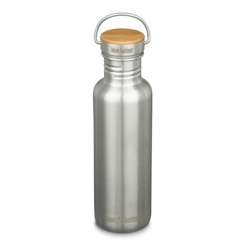 Gourde KLEAN KANTEEN Reflect w/ Bamboo Cap, 800ml/27oz (Brushed Stainless)