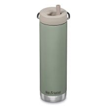 Drikkeflaske Klean Kanteen TKWide 592ml/20oz twist cap (Sea spray/Taupe cap)