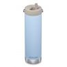Isolatiefles Klean Kanteen TKWide 592ml/20oz med twistdæksel (Clear sky/Taupe cap)