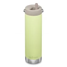 Isolatiefles Klean Kanteen TKWide 592ml/20oz twist cap (Sadow lime/Taupe cap)