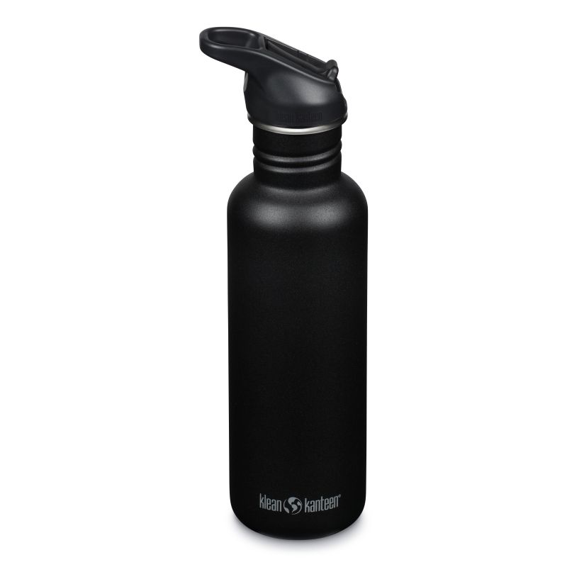 Borraccia Klean Kanteen Classic flip sport cap, 800ml/27oz (Nero)