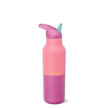 Isoleret drikkeflaske Klean Kanteen Rise Classic 473ml/16oz (Pink lemonade/kaleidoscope/rose violet cap)