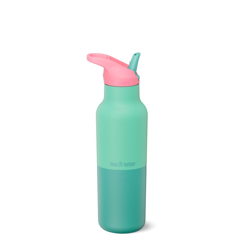 Borraccia isotermica Klean Kanteen Rise Classic 473ml/16oz (Bay/kaleidoscope/pink lemonade cap)