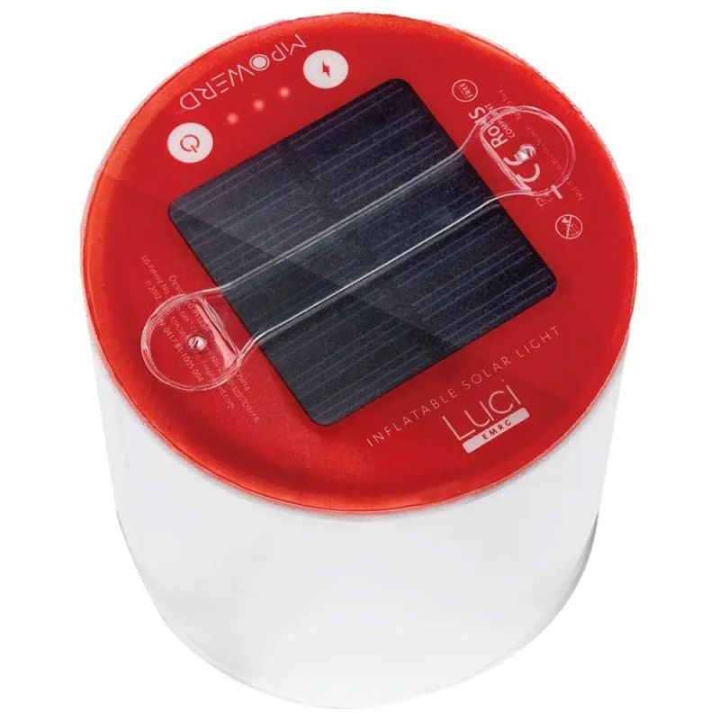 Lantaarn MPOWERD Luci Emrg (Translucent Rood)