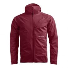 Waterdichte jas Ortovox TRACE 2.5L JACKET M (rood malbec) Heren