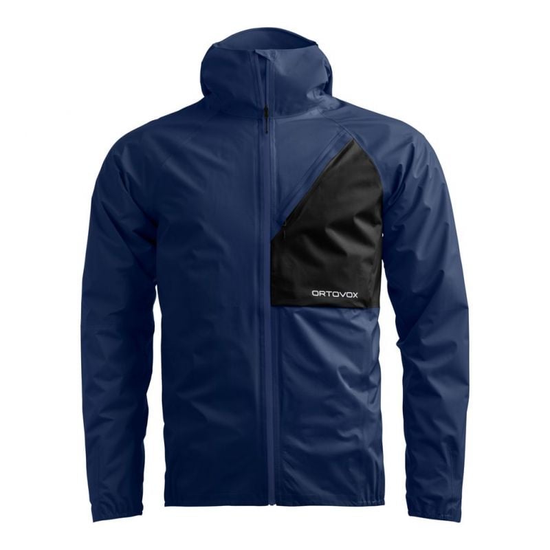 Chaqueta impermeable Ortovox TRACE 2.5L JACKET M (blue nunatak) Hombre