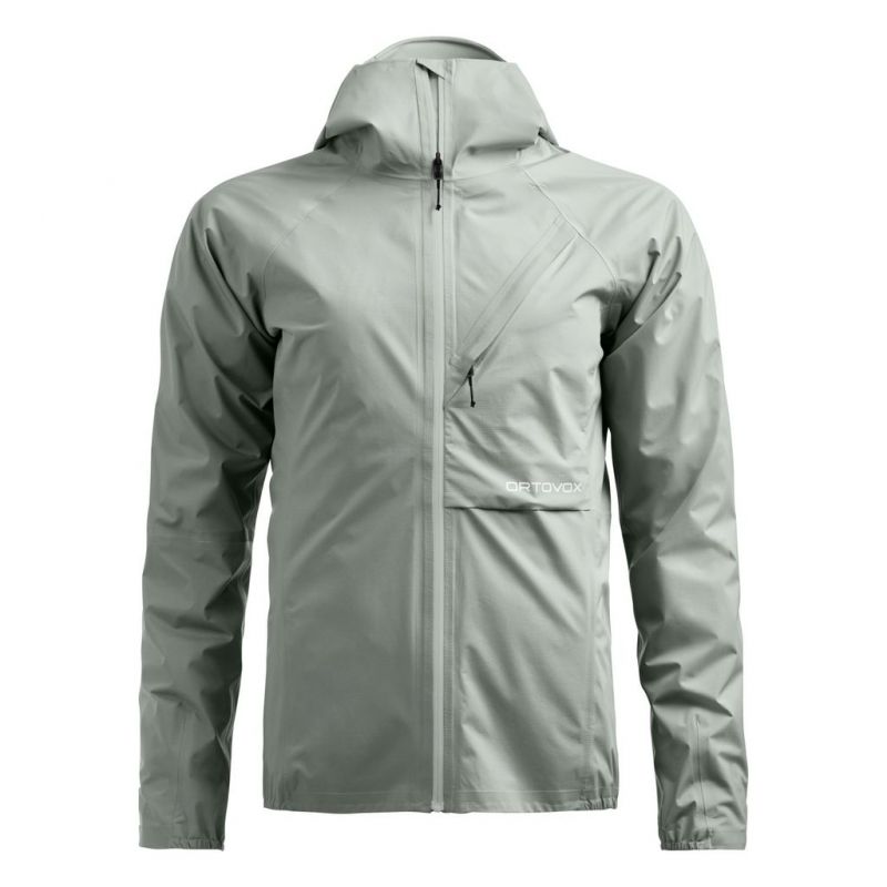 Veste hardshell ORTOVOX TRACE 2.5L JACKET W (green sage) femme