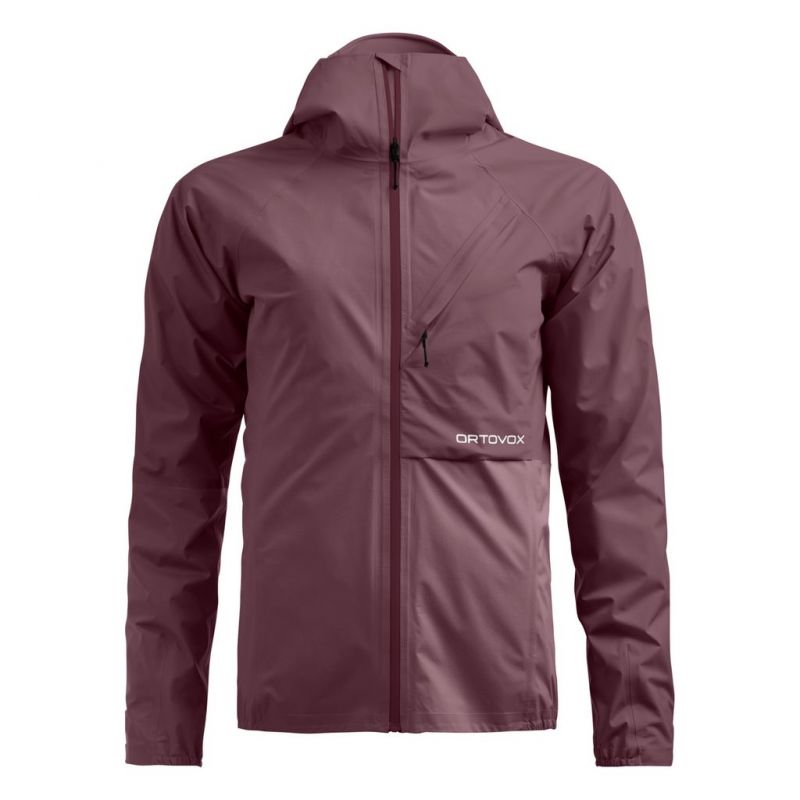 Hardshell-jakke Ortovox TRACE 2.5L JACKET W (kastanje) dame