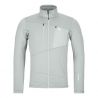 Fleece Ortovox FLEECE GRID JACKET M (grijs ijs) Heren