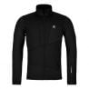 Fleece Ortovox FLEECE GRID JACKET M (black raven) Herren