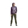 "FLEECE GRID JACKET W" "dusk rose"